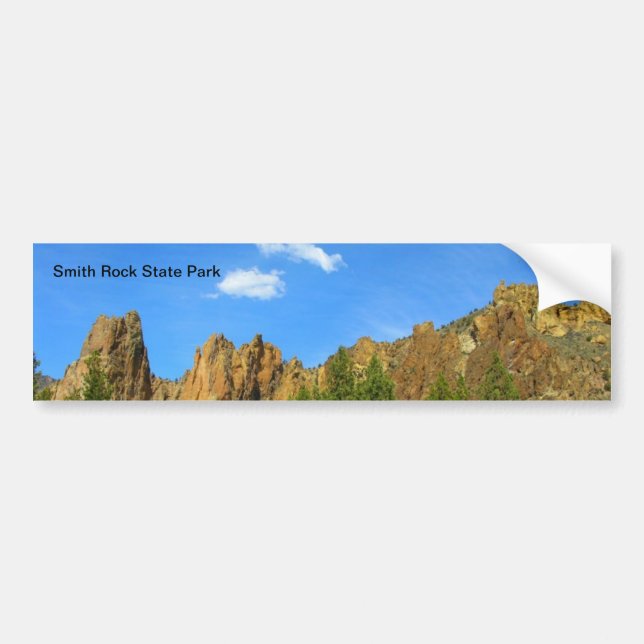 Smith Rock State Park Bumper Sticker (Front)