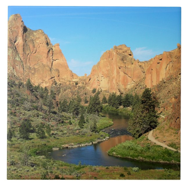 Smith Rock State Park, OR Tile (Front)