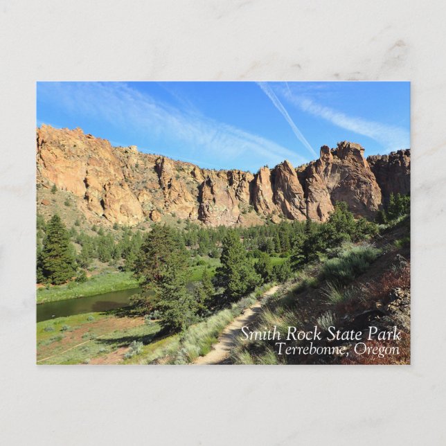 Smith Rock State Park, Oregon Postcard (Front)