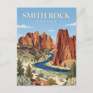 Smith Rock State Park Oregon Postcard