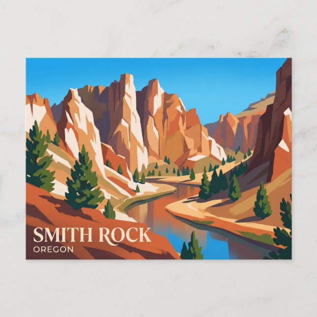 Smith Rock State Park USA Postcard (Front)