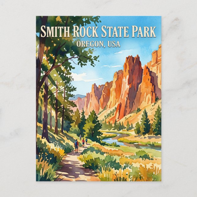 Smith Rock State Park USA Postcard (Front)