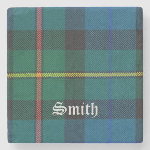 Smith, Smith Scottish Tartan, Smith Clan, Smith  Stone Coaster