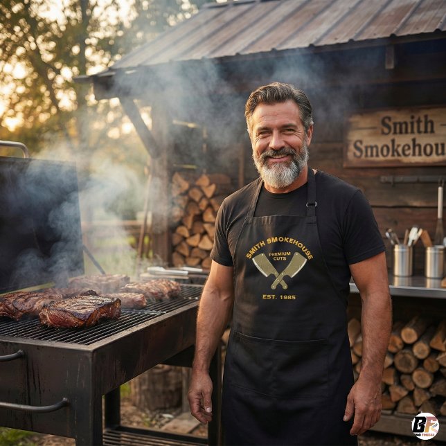 Smith Smokehouse Premium Cuts Custom BBQ Pitmaster Apron (Creator Uploaded)