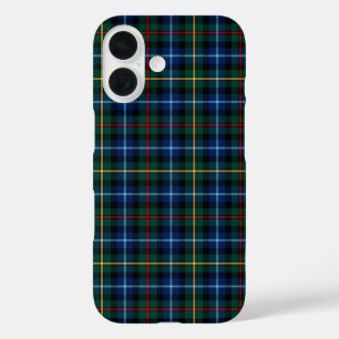 Smith Tartan Blue, Green and Black Plaid iPhone 16 Case