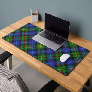 Smith Tartan Scottish Plaid Pattern Desk Mat