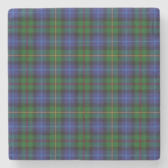 Smith Tartan Stone Coaster (Front)