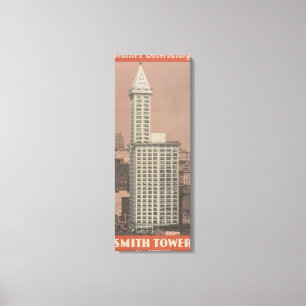 Smith Tower, Seattle's Observatory Canvas Print