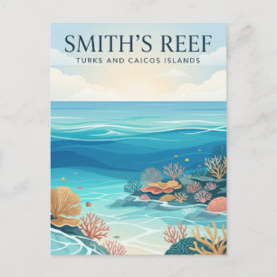 Smith's Reef Turks and Caicos Islands Postcard