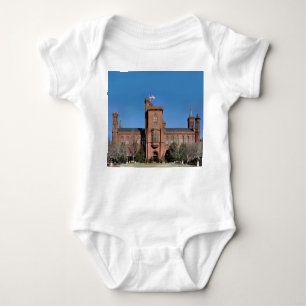 Smithsonian Castle in Washington, D.C. Baby Bodysuit