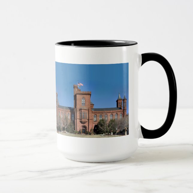 Smithsonian Castle in Washington, D.C. Mug (Right)