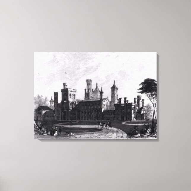 Smithsonian Institution from the South West Canvas Print (Front)