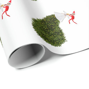 Smitten Elf Wrapping Paper