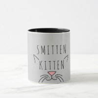 Smitten Kitten Typography Cat Ears & Whiskers