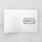 SMITTEN WITH A NEW LOVE=LET THEM KNOW CARD (Inside)