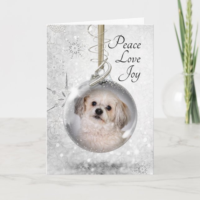 Smitty Ornament Holiday Card (Front)