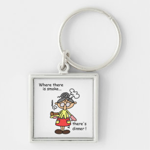Smoke and Dinner T-shirts and Gifts Key Ring