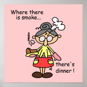 Smoke and Dinner T-shirts and Gifts Poster