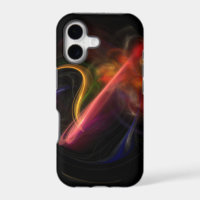 Smoke and Flames abstract art iPhone 5 case