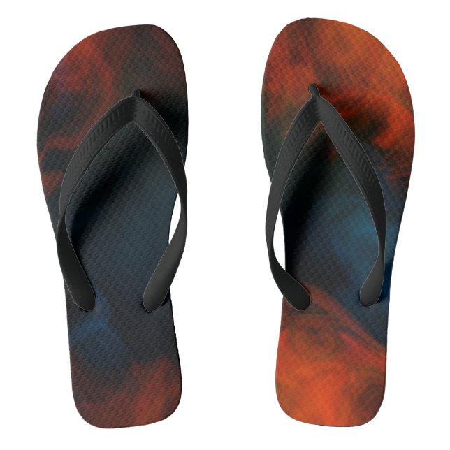 Smoke and Flames Jandals (Footbed)