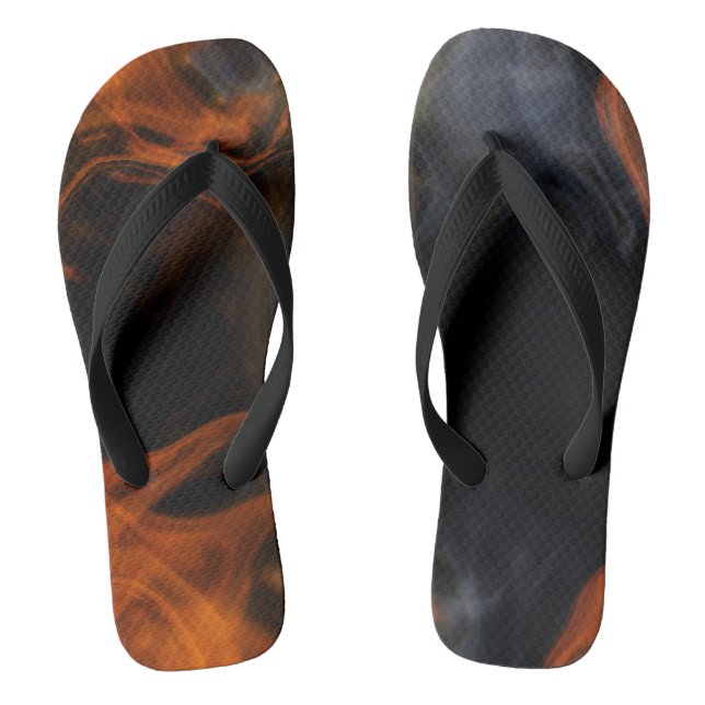 Smoke and Flames Jandals (Footbed)