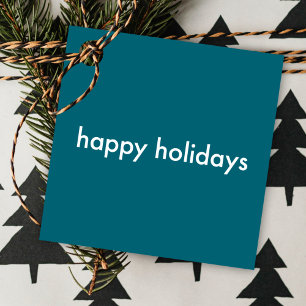 Smoke Blue Dusky Moody Minimalist Christmas Favour Tags