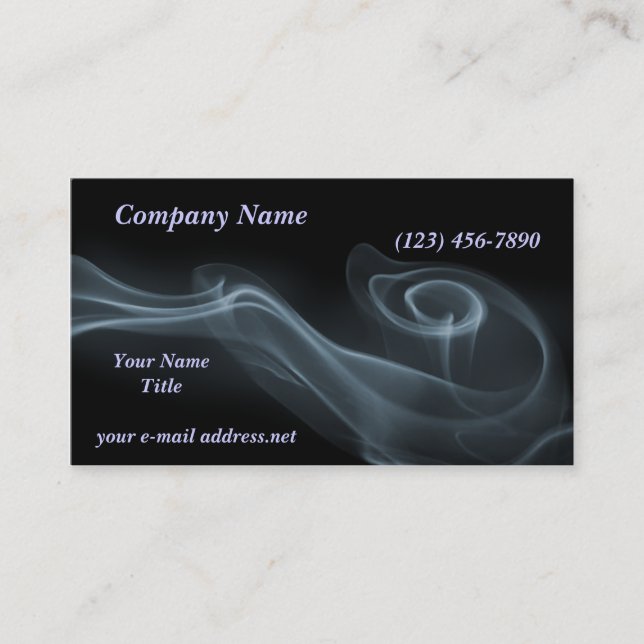 Smoke Business Card (Front)