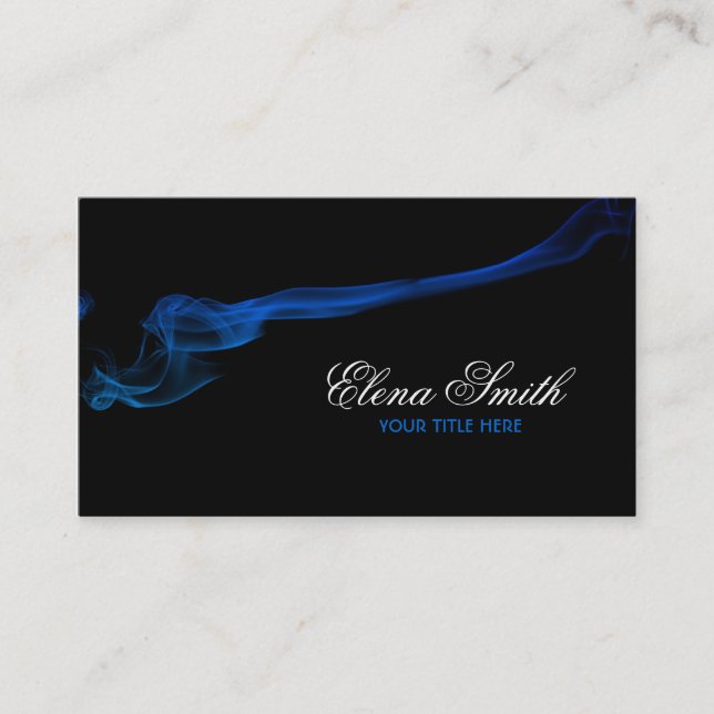Smoke Effect Business Card (Front)