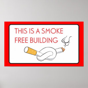 Smoke Free Building No Smoking Sign