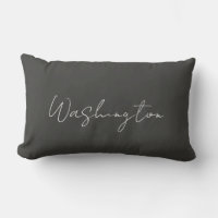 Smoke Grey Name Script Text Minimalist
