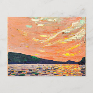 Smoke Lake, painting by Tom Thomson Postcard