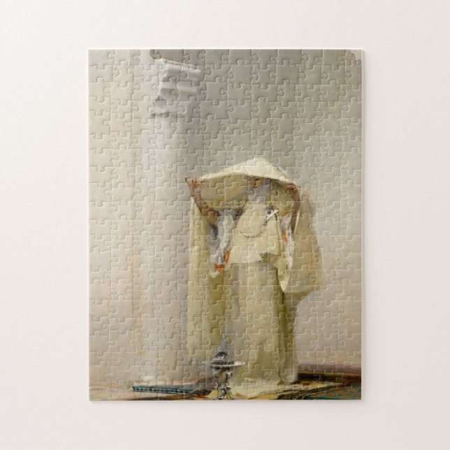 Smoke of Ambergris, 1880 by John Singer Sargent Jigsaw Puzzle (Vertical)