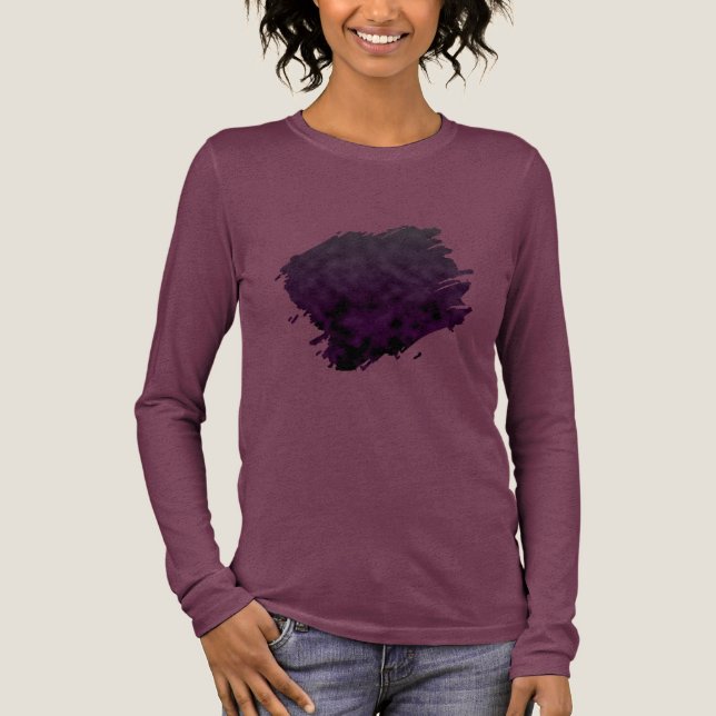 Smoke Orchid Tri-Blend Shirt (Front)