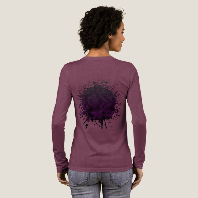 Smoke Orchid Tri-Blend Shirt (Full Back)