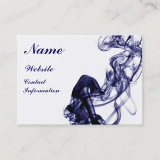 Smoke Photography - Blue Business Card