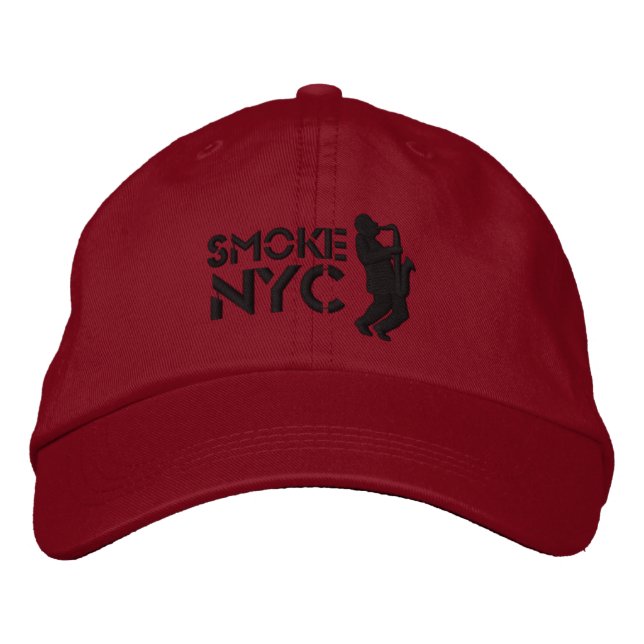 Smoke Red BB Embroidered Hat (Front)