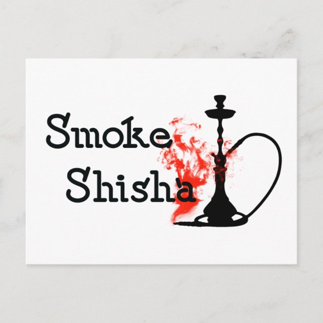 Smoke Shisha Postcard (Front)