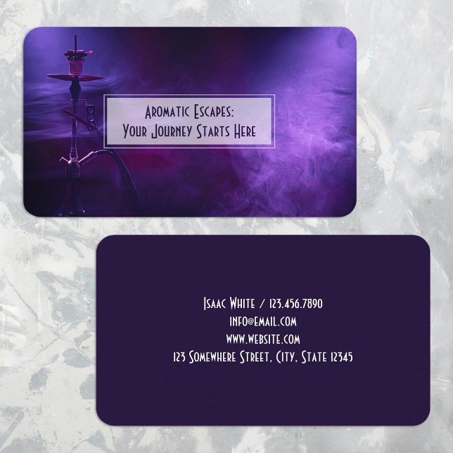 Smoke Shop Business Card (Smoke Shop Business Cards)