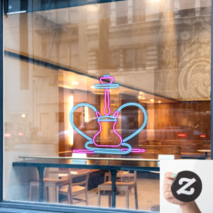 Smoke Shop Faux Neon Signboard Hookah Pipe