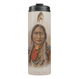 Smoke Signals: Lakota Indian Chief Sitting Bull Thermal Tumbler