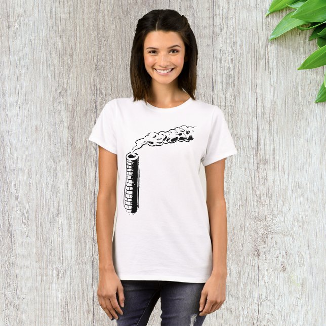 Smoke Stack Womens T-Shirt (Creator Uploaded)