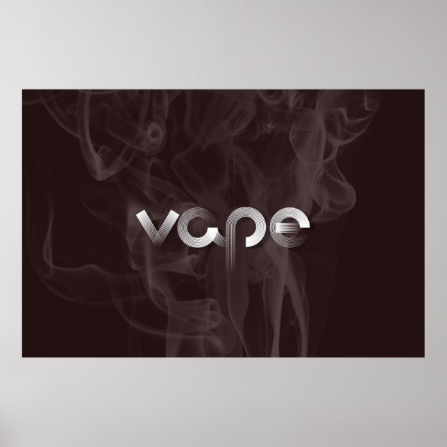 Smoke Vape Premium Poster Print (Front)