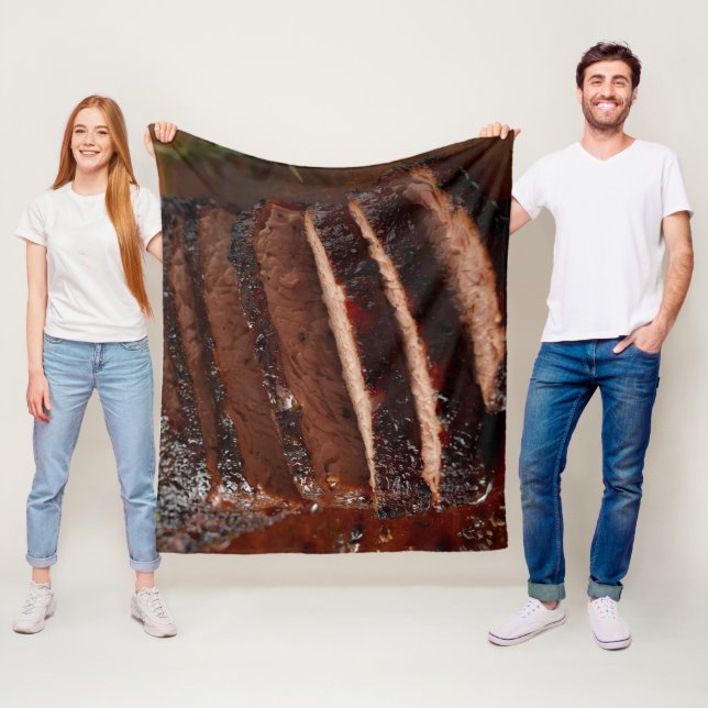 Smoked Brisket Fleece Blanket (In Situ)