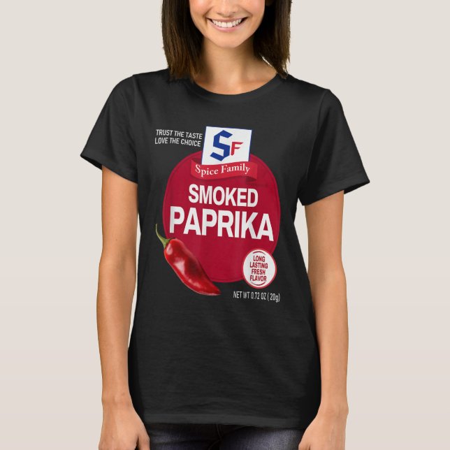 Smoked Paprika Halloween Spice Costume Group Match T-Shirt (Front)