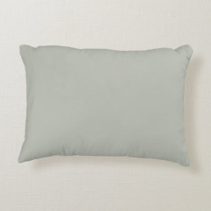 Smoked Sage Green Solid Colour - Grey Mist 419B Decorative Cushion
