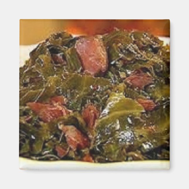 Smoked Turkey Collard Greens Magnet (Front)