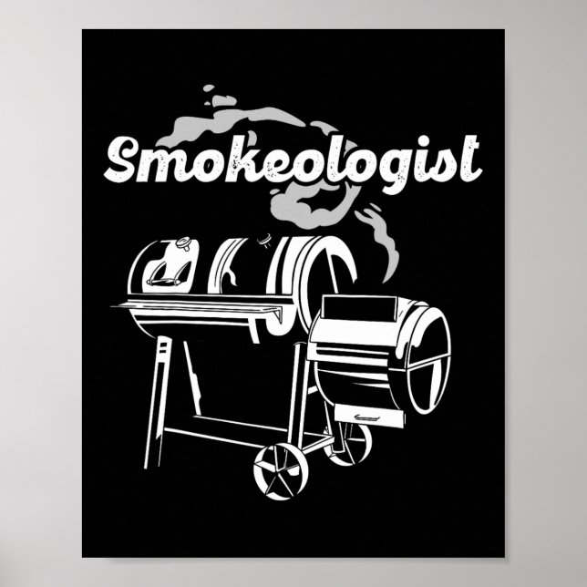Smokeologist - Pitmaster Bbq Smoker Grilling  Poster (Front)