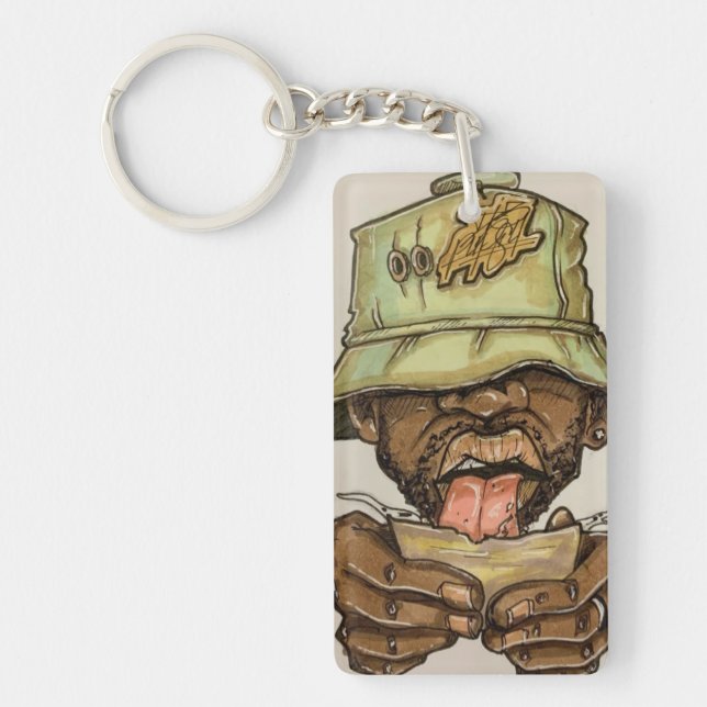 smoker dude keychain (Front)
