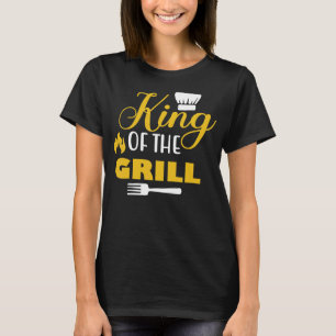 Smoker Grill Meat Sausage Charcoal T-Shirt