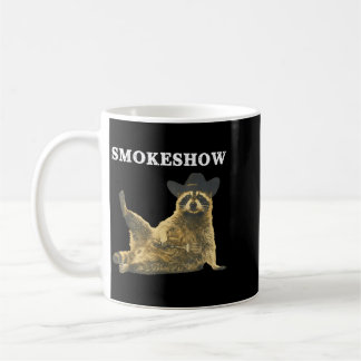 Smokeshow Funny Cowboy Racoon Grill Master Bbq Coffee Mug